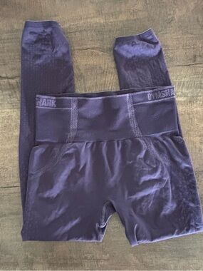 Gymshark Seamless High-Waist Leggings in Dark Purple